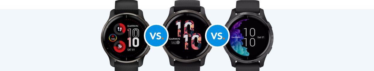 Garmin Venu 2 Plus vs Garmin Venu 2 vs Garmin Venu