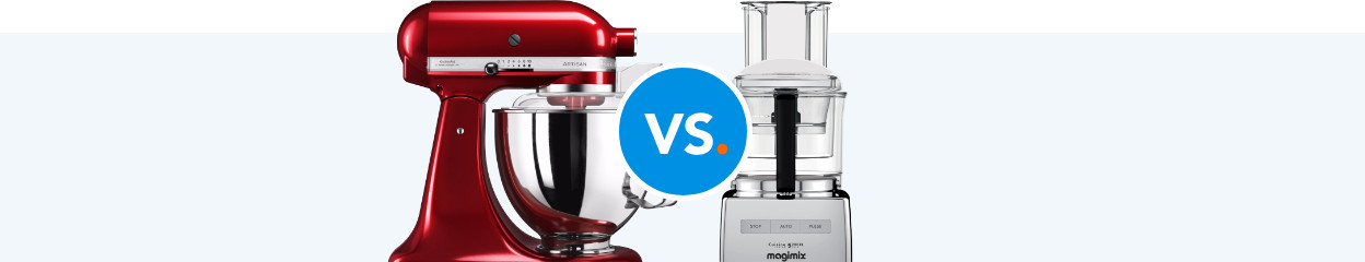 The differences between a stand mixer and a food processor