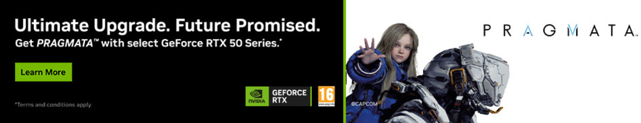 Bekomme PRAGMATA zur NVIDIA GeForce RTX 5000 Series Grafikkarte geschenkt