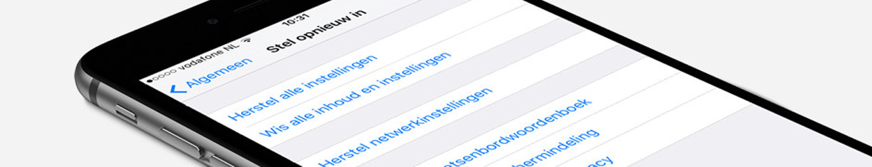 How do you reset your Apple iPhone?