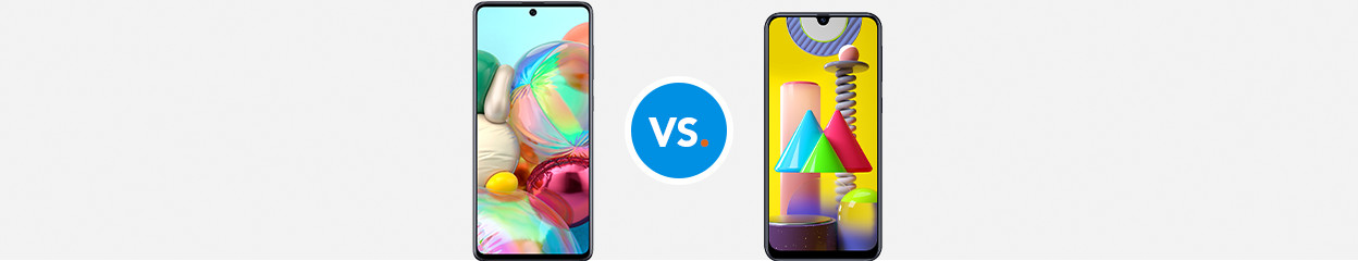 Compare the Samsung Galaxy A71 to the M31
