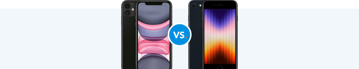 Apple iPhone SE 2022 und Apple iPhone 11 im Vergleich