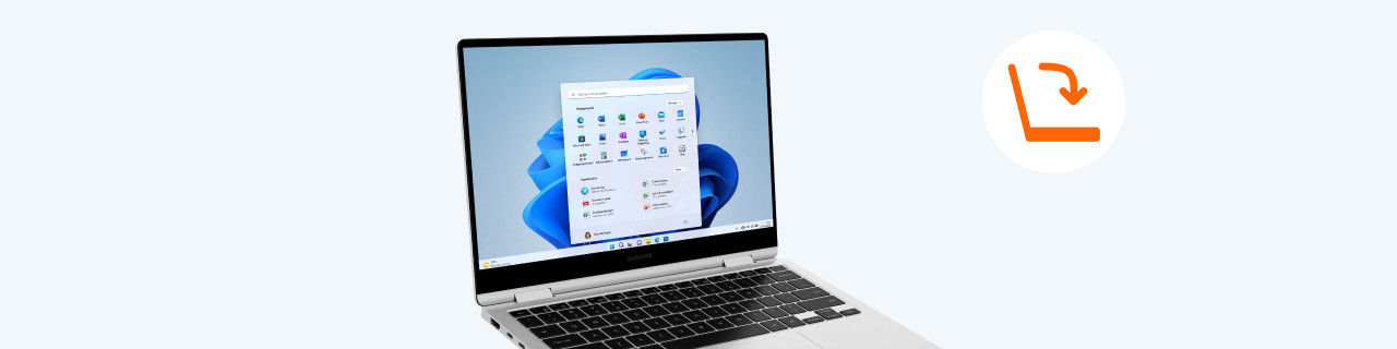 How do you change the settings of the laptop lid in Windows?