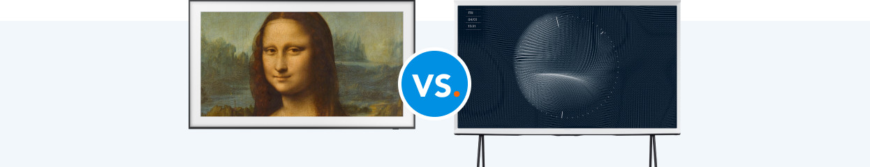 Compare the Samsung The Frame to Samsung The Serif