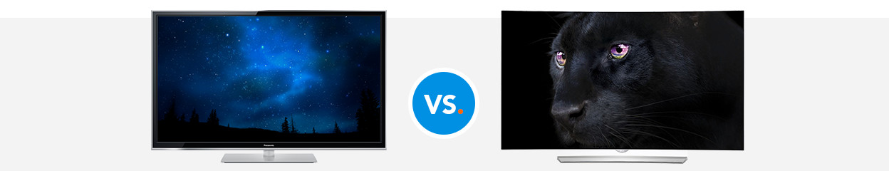 Compare a plasma TV to an OLED TV