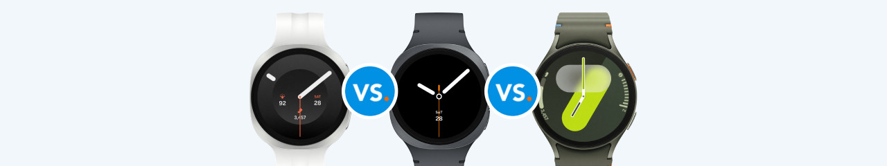 Samsung Galaxy Watch9, Watch8 und Watch7 im Vergleich