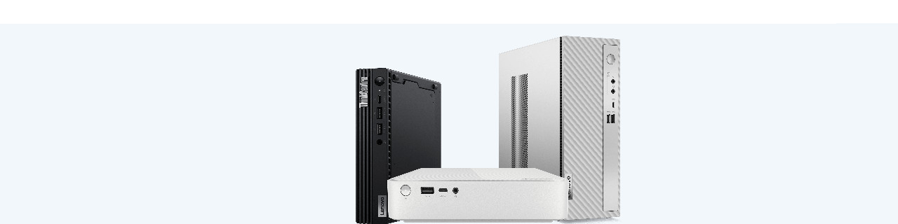 Compare the Lenovo desktop PCs