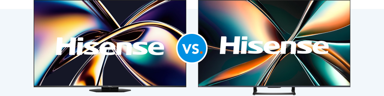 Compare the Hisense U8Q with the U7Q