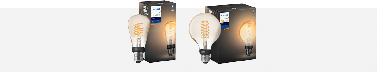 What are Philips Hue filament bulbs?