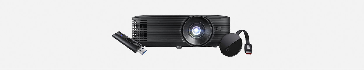 What do you need to play movies and videos with a projector?