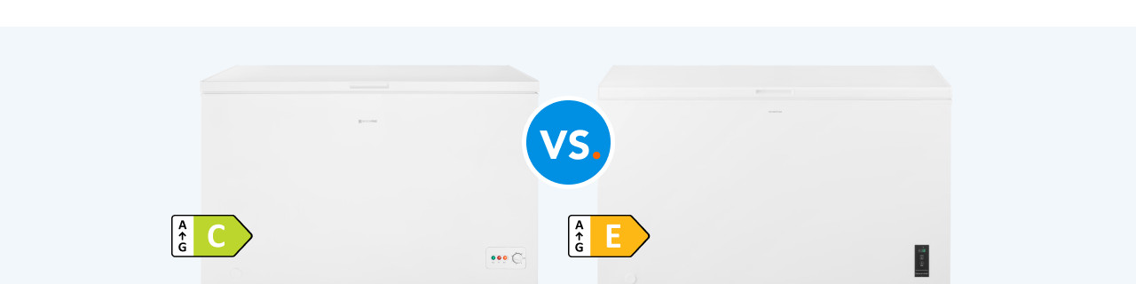 Gefriertruhe: Was spart Energieeffizienzklasse C im Vergleich zu E?