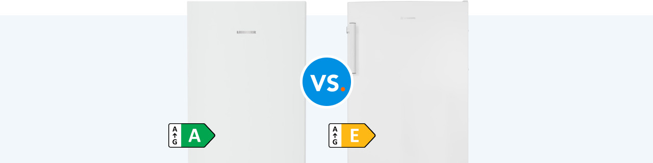 Gefrierer: Was spart Energieeffizienzklasse A im Vergleich zu E?