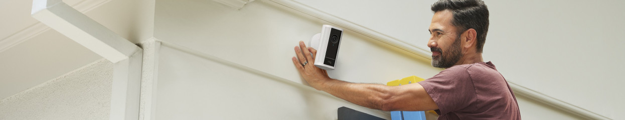 How do you set up a Ring IP camera?