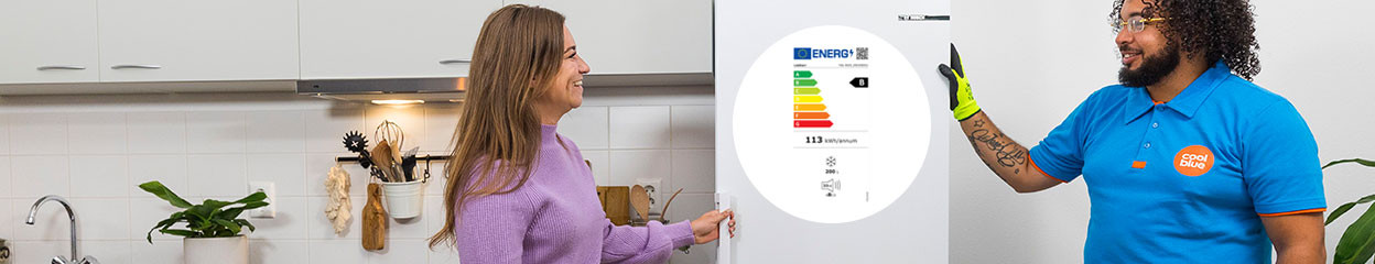 What does the energy label of your freezer mean?