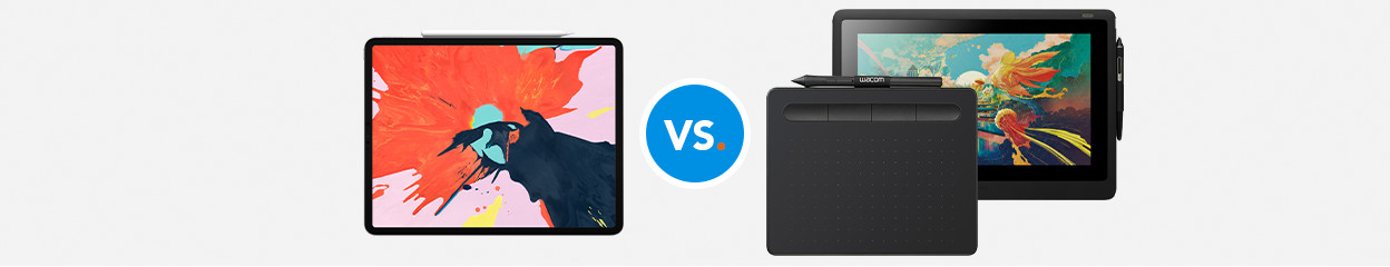 Compare the Apple iPad to a drawing tablet