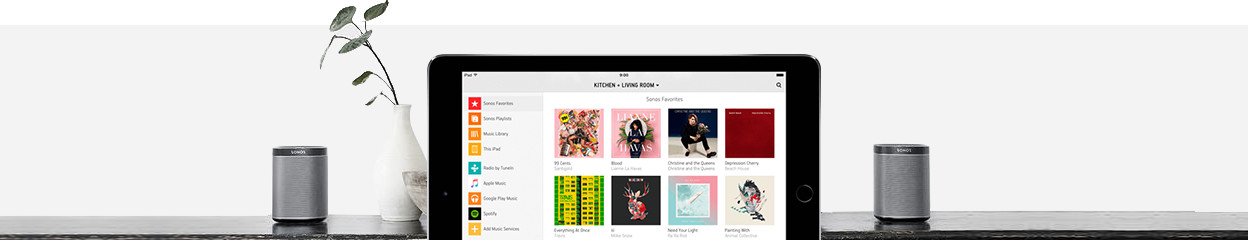 How do you stream music to your Sonos speakers?