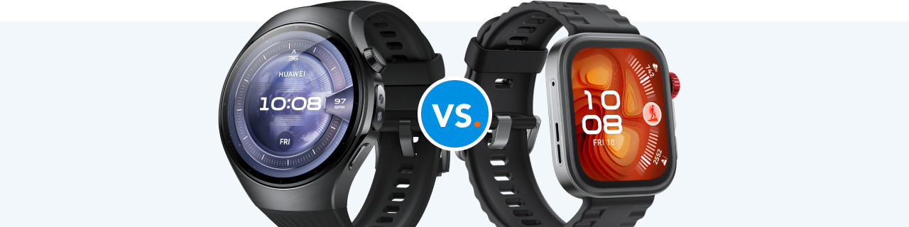 Compare the HUAWEI WATCH 5 and HUAWEI WATCH FIT Pro