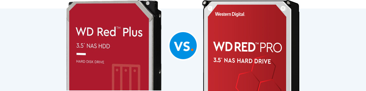 Compare the WD Red Plus to the WD Red Pro