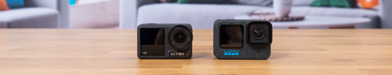 DJI Osmo Action 4 und GoPro HERO 12 im Vergleich