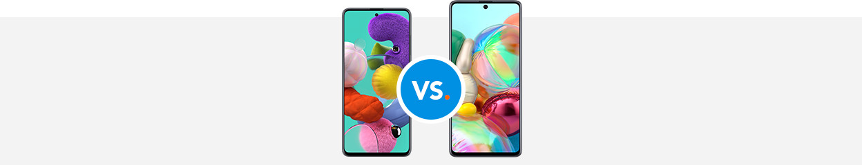 Compare the Samsung Galaxy A51 to the Samsung A71