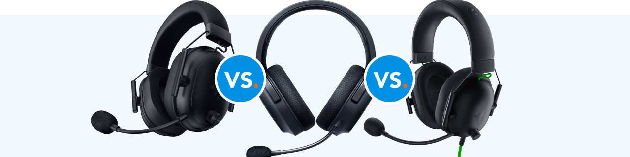 Razer Blackshark V2 Hyperspeed, Barracuda X und Blackshark V2 X im Vergleich