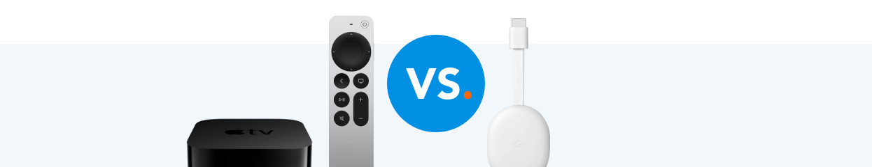 Google Chromecast 4K und Apple TV 4K vergleichen