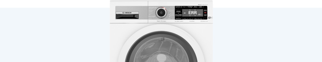 The most common errors of Bosch and Siemens washing machines