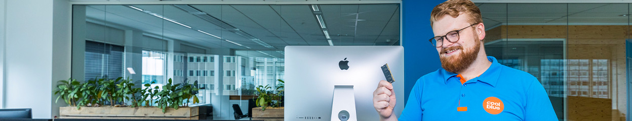 How do you install RAM in your iMac?