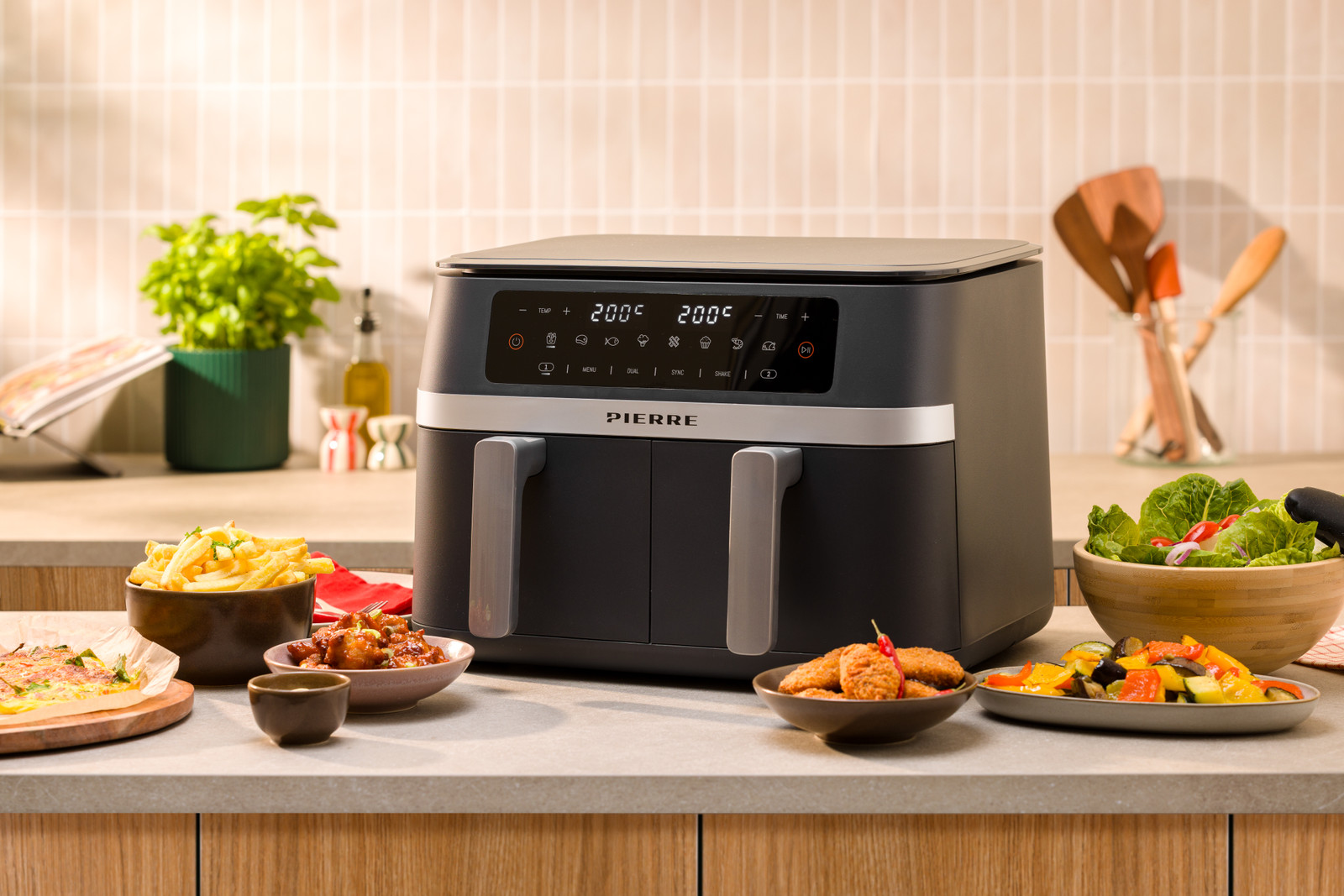 Highlighted airfryer