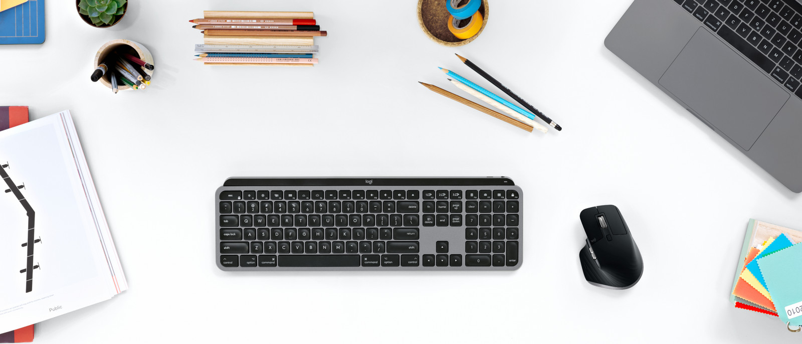 Das MX Keys S Tastatur-Maus-Set