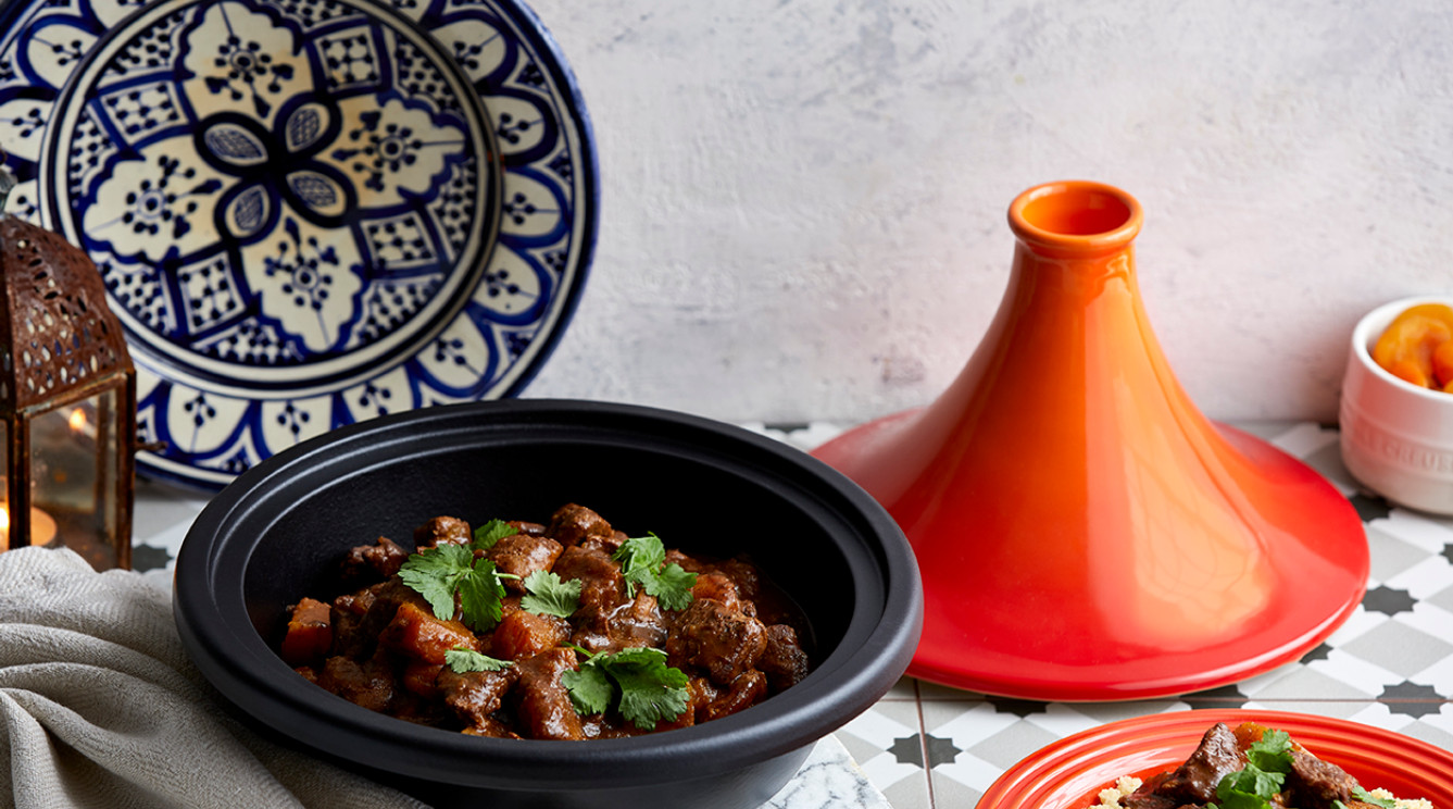 In einer Tajine schmoren