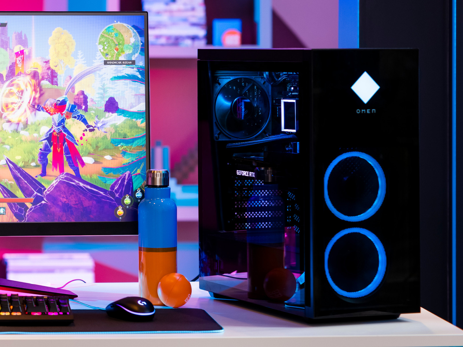 Hervorgehobener Gaming-PC