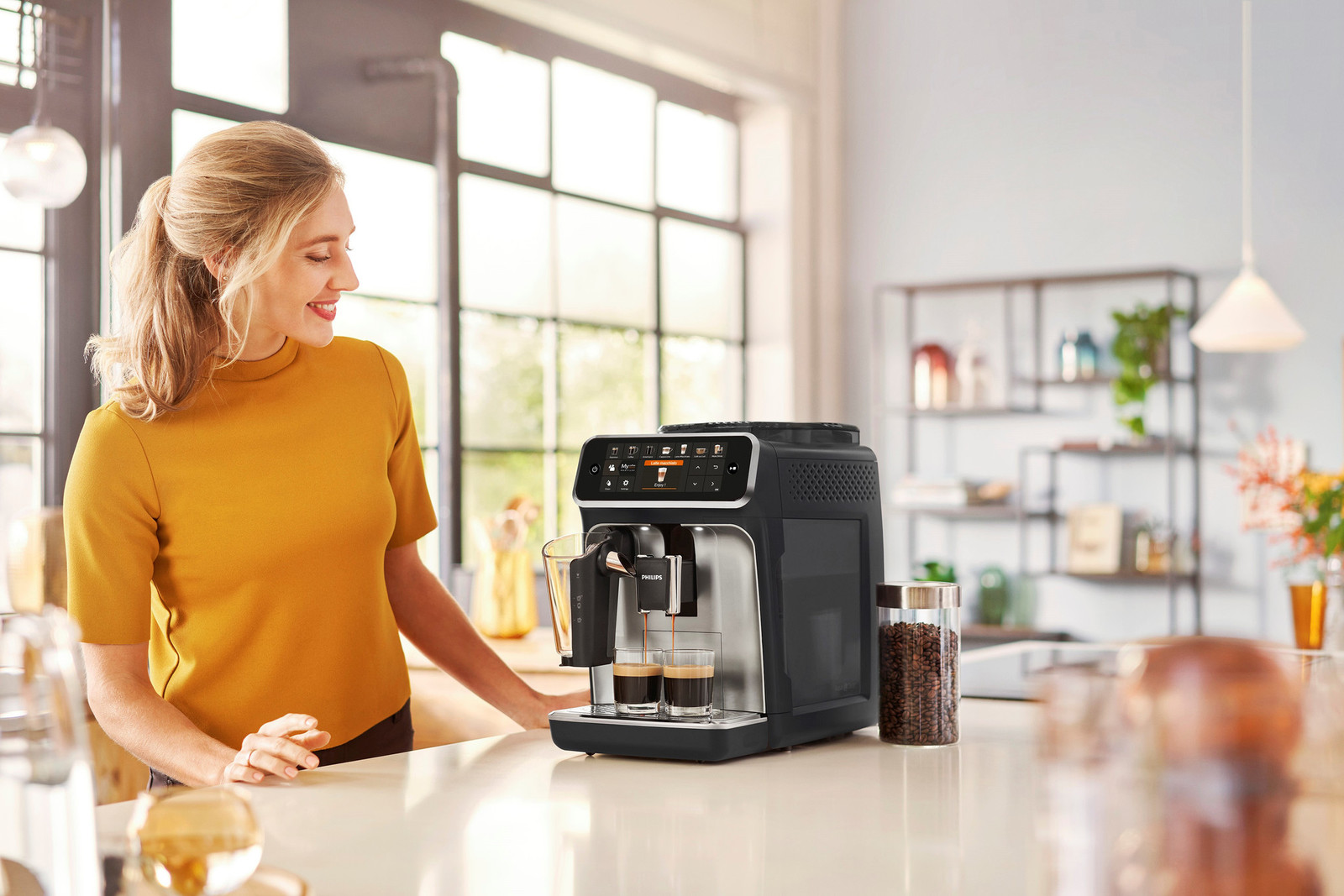 Hervorgehobene Philips Kaffeemaschine