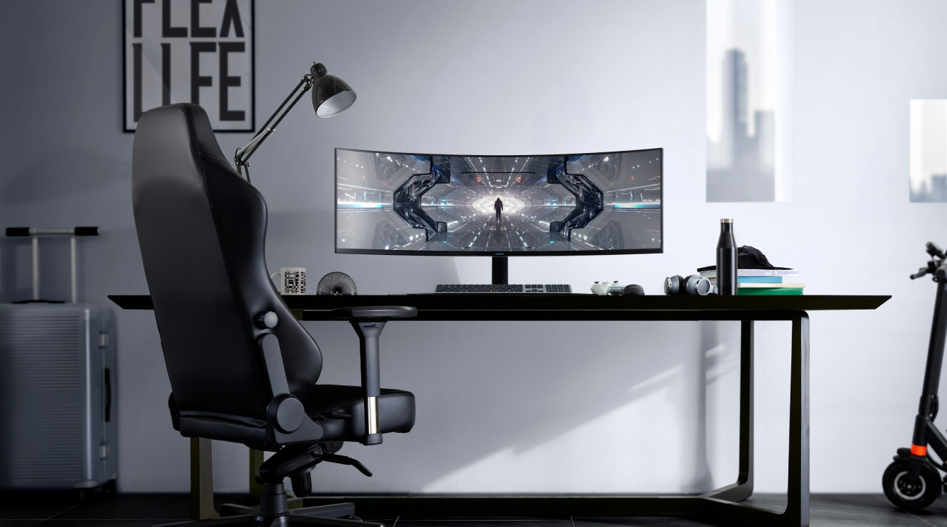 Hervorgehobener Samsung Monitor