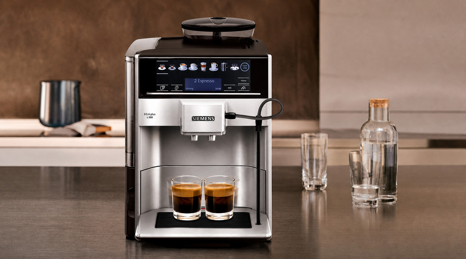 Our highlighted Siemens fully automatic coffee machine