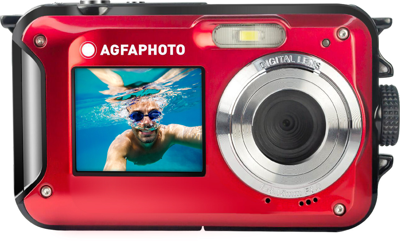 Agfa Photo WP8000 Unterwasserkamera Rot