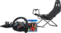 Logitech G29 Driving Force + Playseat Challenge ActiFit + F1 23 PS4