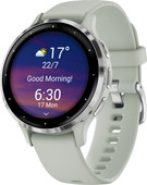 Garmin Venu 3S Silver/Green Smartwatch for Android smartphone