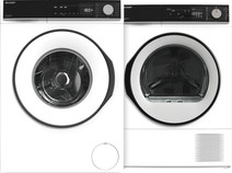 Sharp ES-NFB814BWNA-CB + Sharp KD-NHA8S6GW21-CB 8-kg-Waschmaschine
