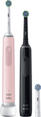 Oral-B Pro Serie 3 Schwarz und Rosa Doppelpack