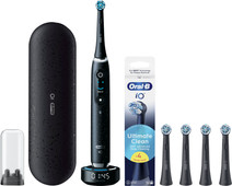 Oral-B iO 10 Black Special Edition Value Pack Electric toothbrush for thorough cleaning