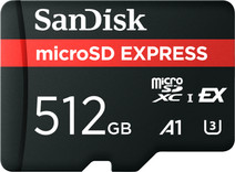 SanDisk microSD Express Card 512GB 650 MB/s microSD-Express-Karte