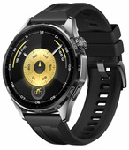 Huawei Watch GT 6 46 mm Schwarz Smartwatch für iPhone