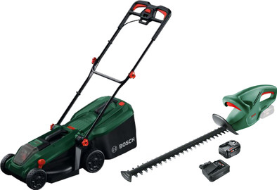 Bosch Rotak 18V-32 + Bosch EasyHedgeCut 18-45 Li + Bosch Starterset 18V 4,0 Ah ist nicht mehr verfügbar
