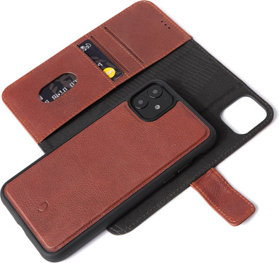 Decoded 2-in-1 Apple iPhone 11 Book Case Leather Brown is no longer available