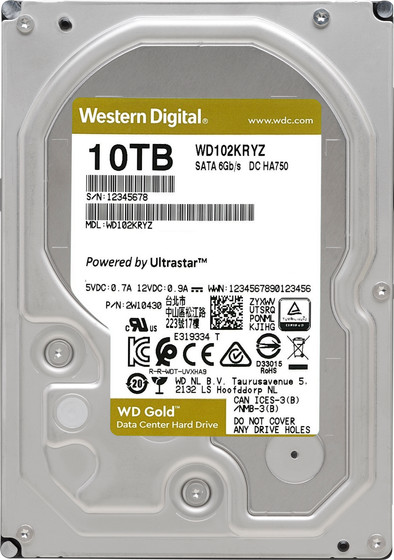 WD Gold WD102KRYZ 10 TB ist nicht mehr verfügbar
