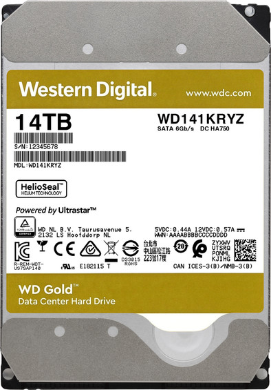 WD Gold WD141KRYZ 14 TB ist nicht mehr verfügbar