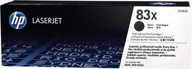 HP-Toner 83X Schwarz (Hohe Kapazität) ist nicht mehr verfügbar