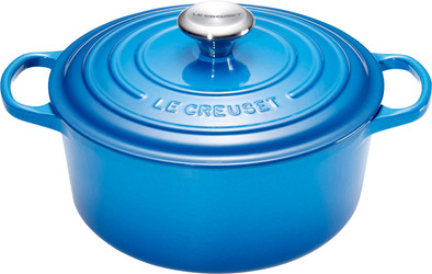 Le Creuset runder Bräter 24 cm Marseille-Blau ist nicht mehr verfügbar