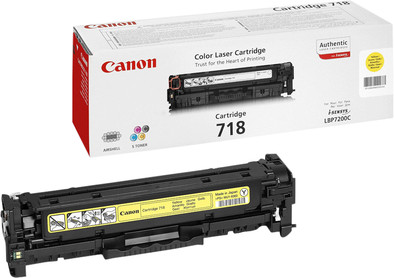 Canon-Toner 718 Gelb ist nicht mehr verfügbar